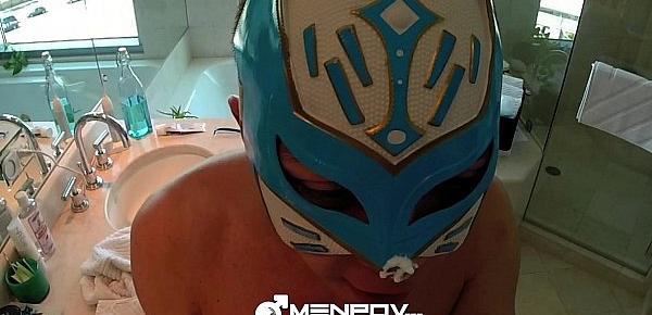  HD MenPOV - Kinky masked sex with 2 cute guys
